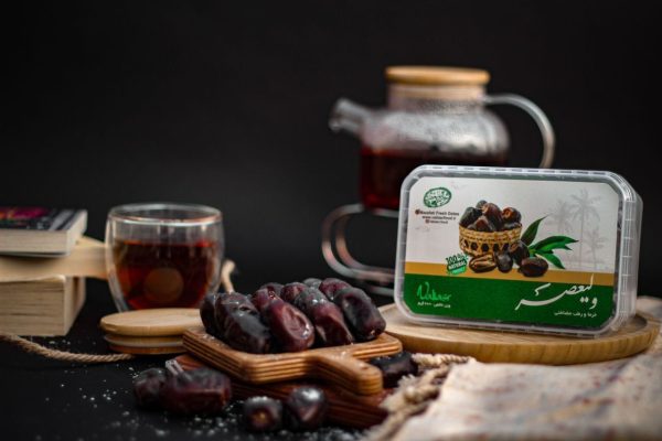 خرما مضافتی سه ردیفه با بسته بندی IML